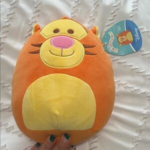 Disney Orange & Yellow Tigger Squishmallow-Style squishmallow 8 inch